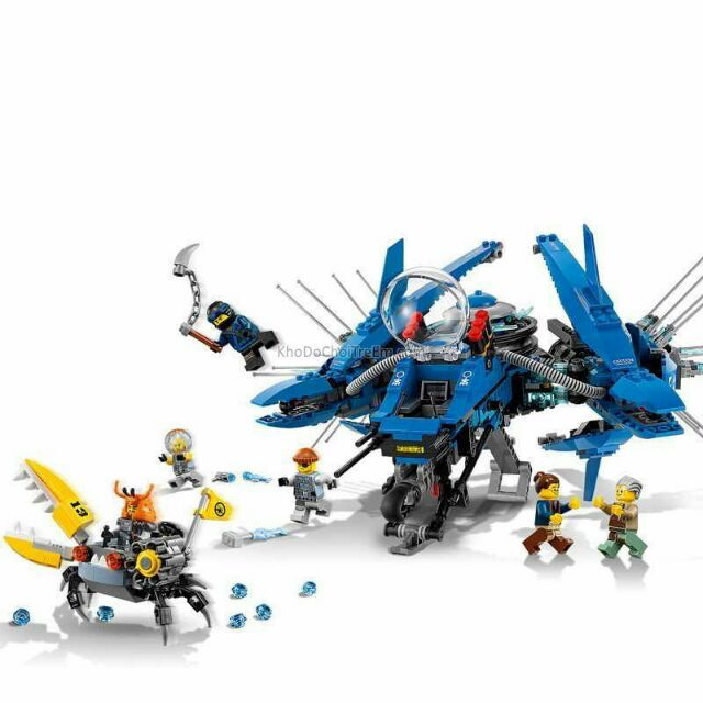Lego ninja 10721. 912 khối. Máy bay tia chớp.