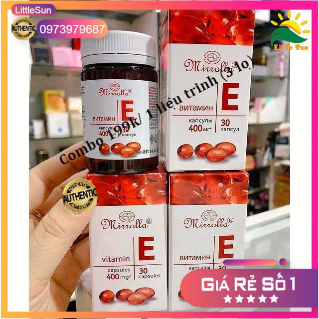 Vitamin E đỏ Nga 400mg - Mirolla
