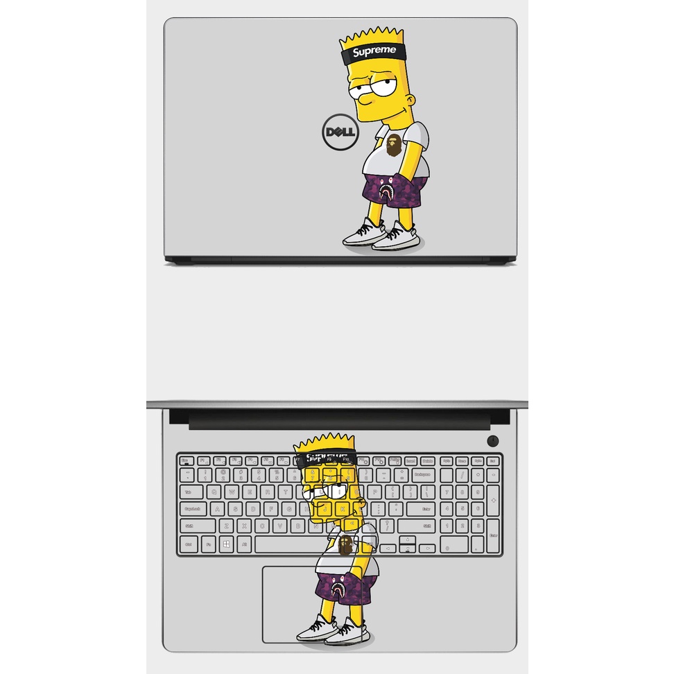 [THE SIMPSONS] Skin dán Laptop bảo vệ máy tính in hình Simpsons. Đủ các máy: Asus, Acer, Dell,HP,.. In hình theo yêu cầu