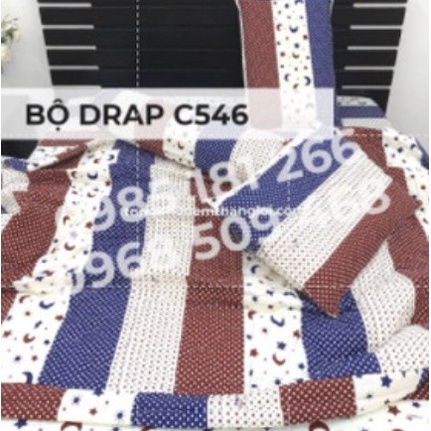 Drap Cotton 100% Thắng Lợi chính hãng Mẫu C546 IN LOGO THẮNG LỢI vệ sinh dễ dàng.