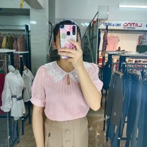 áo sơ mi nữ,áo thun,chất vải đẹp,có size S,M,L,form từ 46kg đến 58kg,co giãn,thoải mái.có 3 màu trắng.hồng.xanh da trời