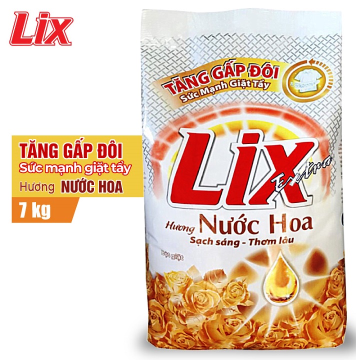 Bột giặt Lix Extra hương nước hoa 7Kg (EH070)