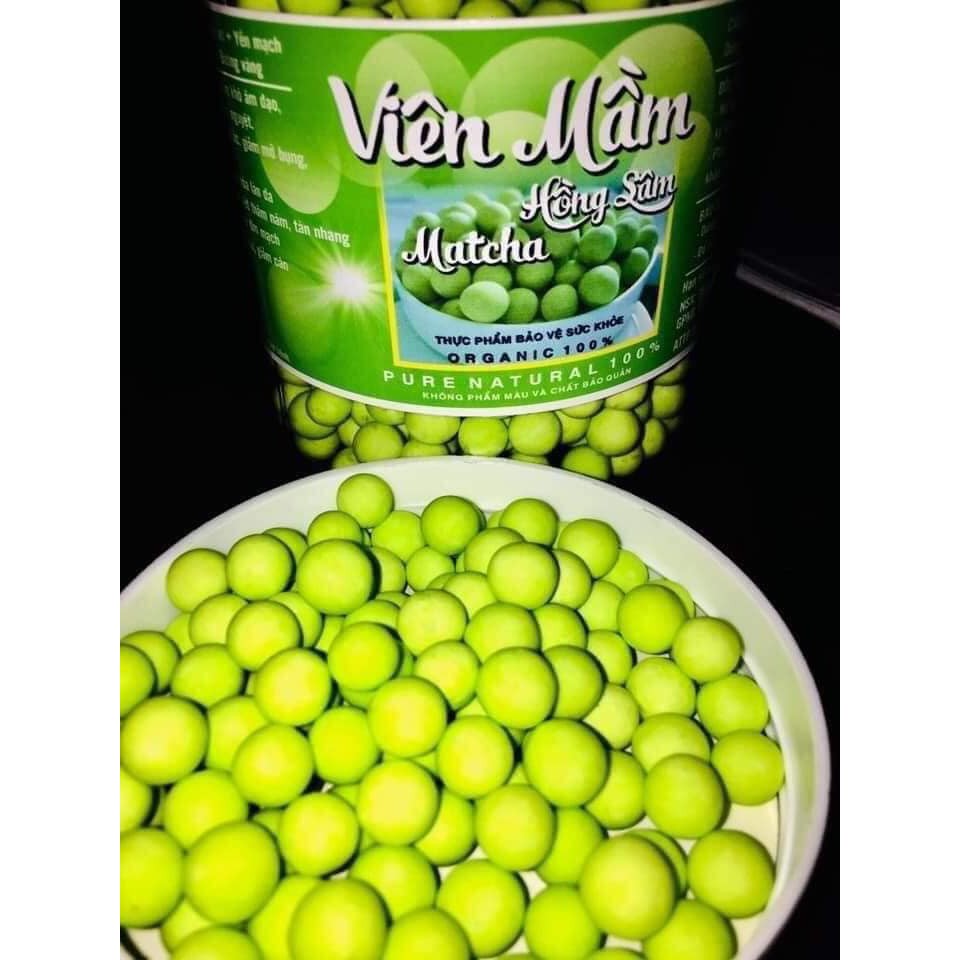 VIÊN MẦM HỒNG SÂM MAT CHA - VIÊN TINH NGHỆ MAT OG