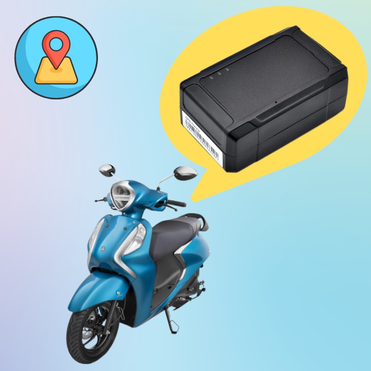 Thiết bị định vị xe máy sạc PIN định vị gps giám sát xe 24h trên điện thoại nghe âm thanh chống nước báo rõ địa chỉ xe
