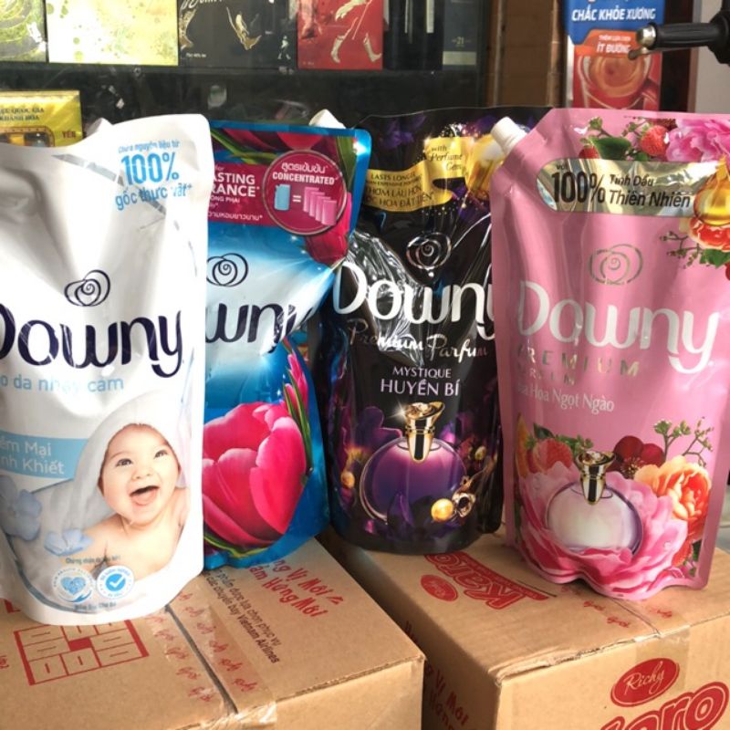 Nước xả Vải Downy 1.4l đủ mầu Hồng, xanh đen, đỏ trắng...