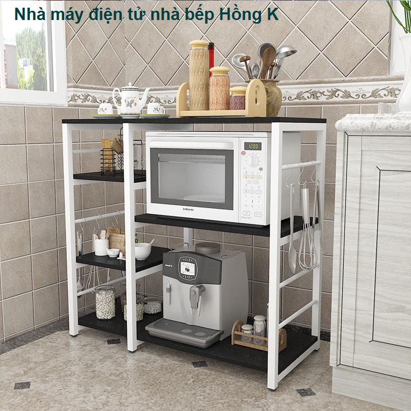 bếp đặc biệt Giá để lò vi sóng, sàn 2 tầng, nướng, đồ điện đa năng 3 tầng