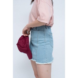 Skirt- Chân Váy BOO Fe Stu A Line Can Lệch Vạt Boo