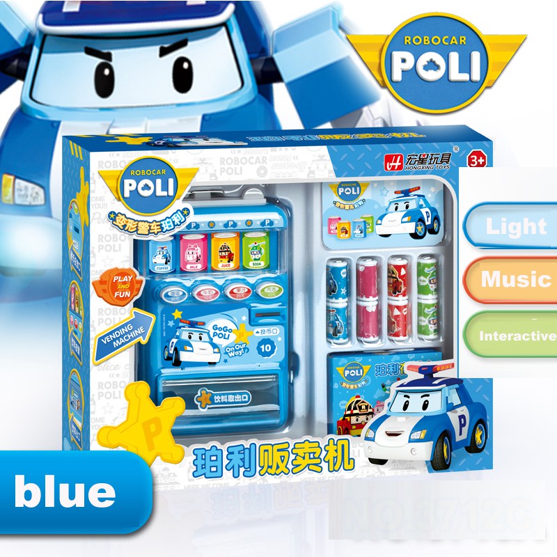 Đồ chơi trẻ em Máy bán nước ngọt tự động ROBOCAR POLI/ BAOLI