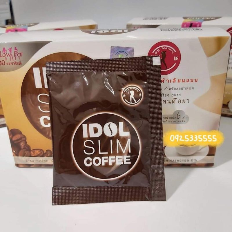 Cà phê giảm cân idol slim ( 10 gói hộp móp đó vận chuyển )