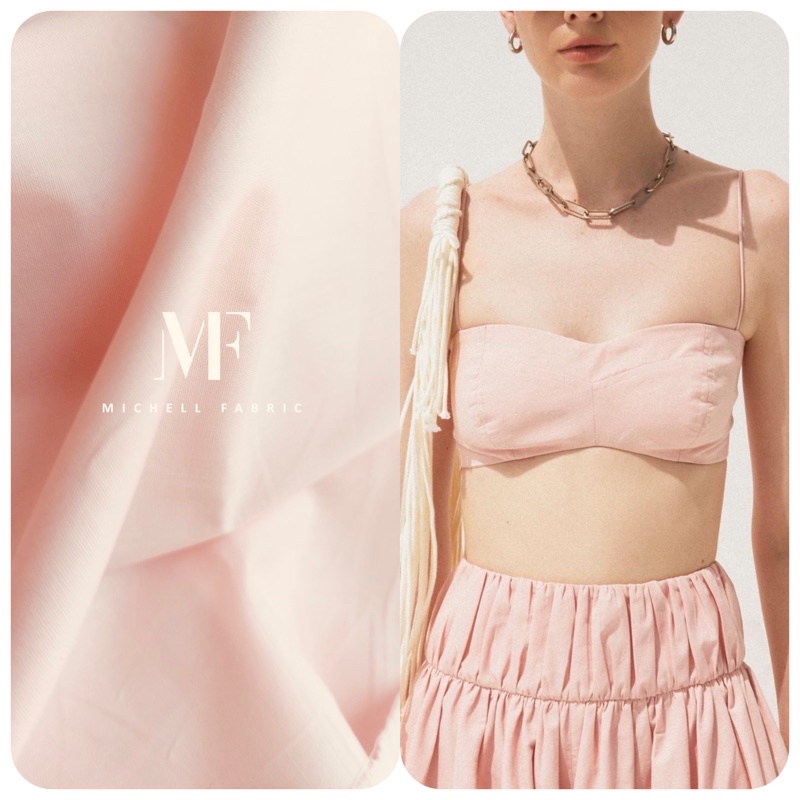 Vải Thô Cotton Poplin Cao Cấp MF