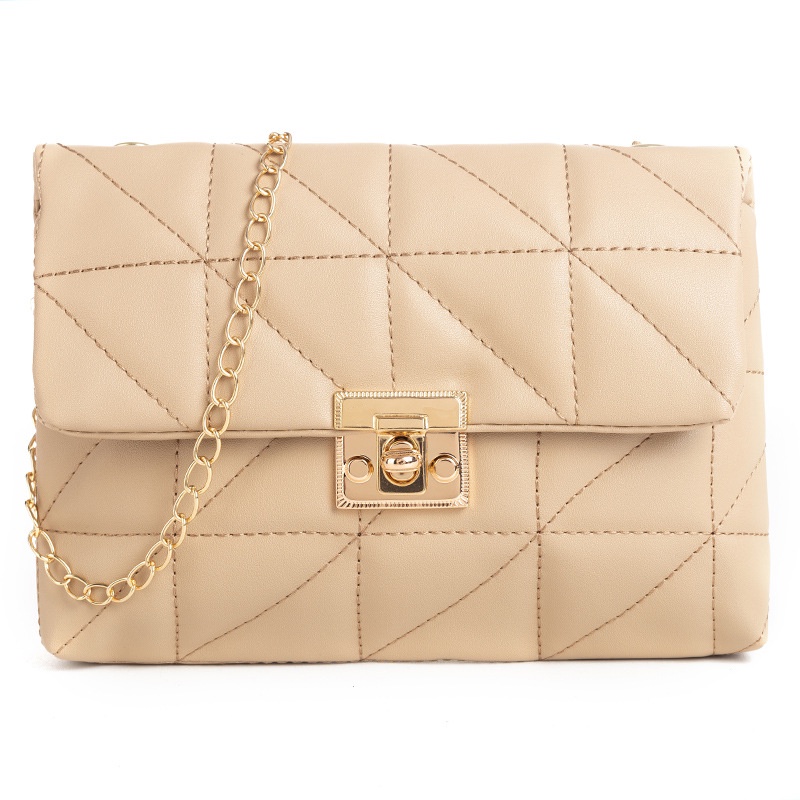 Túi Xách Dáng Vuông Nhỏ Thêu Họa Tiết Đơn Giản