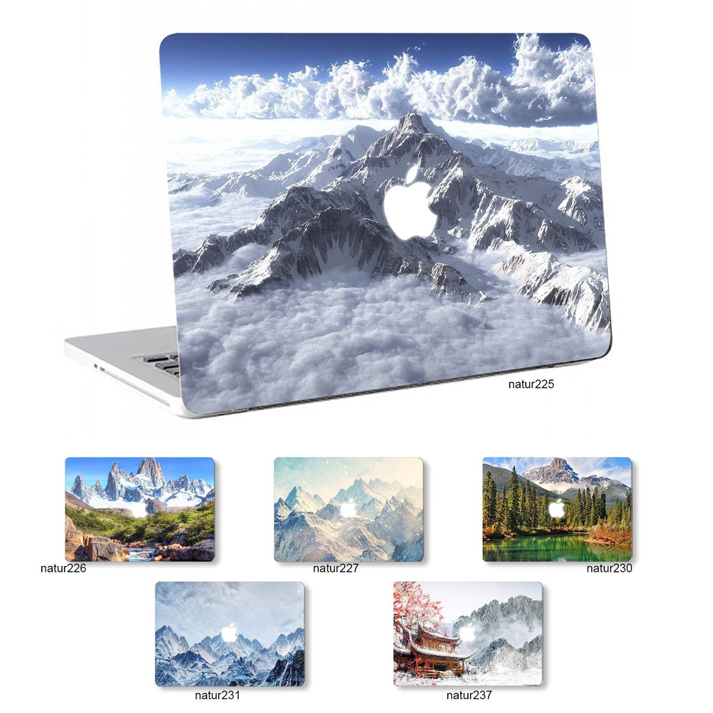 [ SIÊU RẺ ĐẸP]  Dán decal cho các dòng Macbook Pro in thiên nhiên 3D cực đẹp