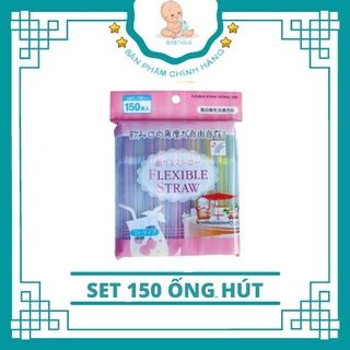 Set 150 ống hút cho bé nội địa Nhật Bản