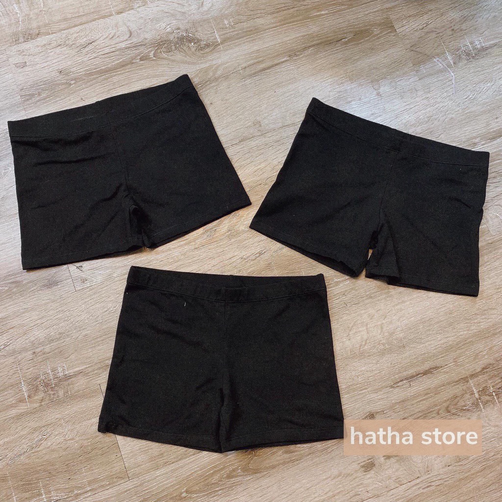 Quần đùi thun mặc trong váy, CAO CẤP THUN COTTON 100% dày mịn kèm ảnh thật | BigBuy360 - bigbuy360.vn