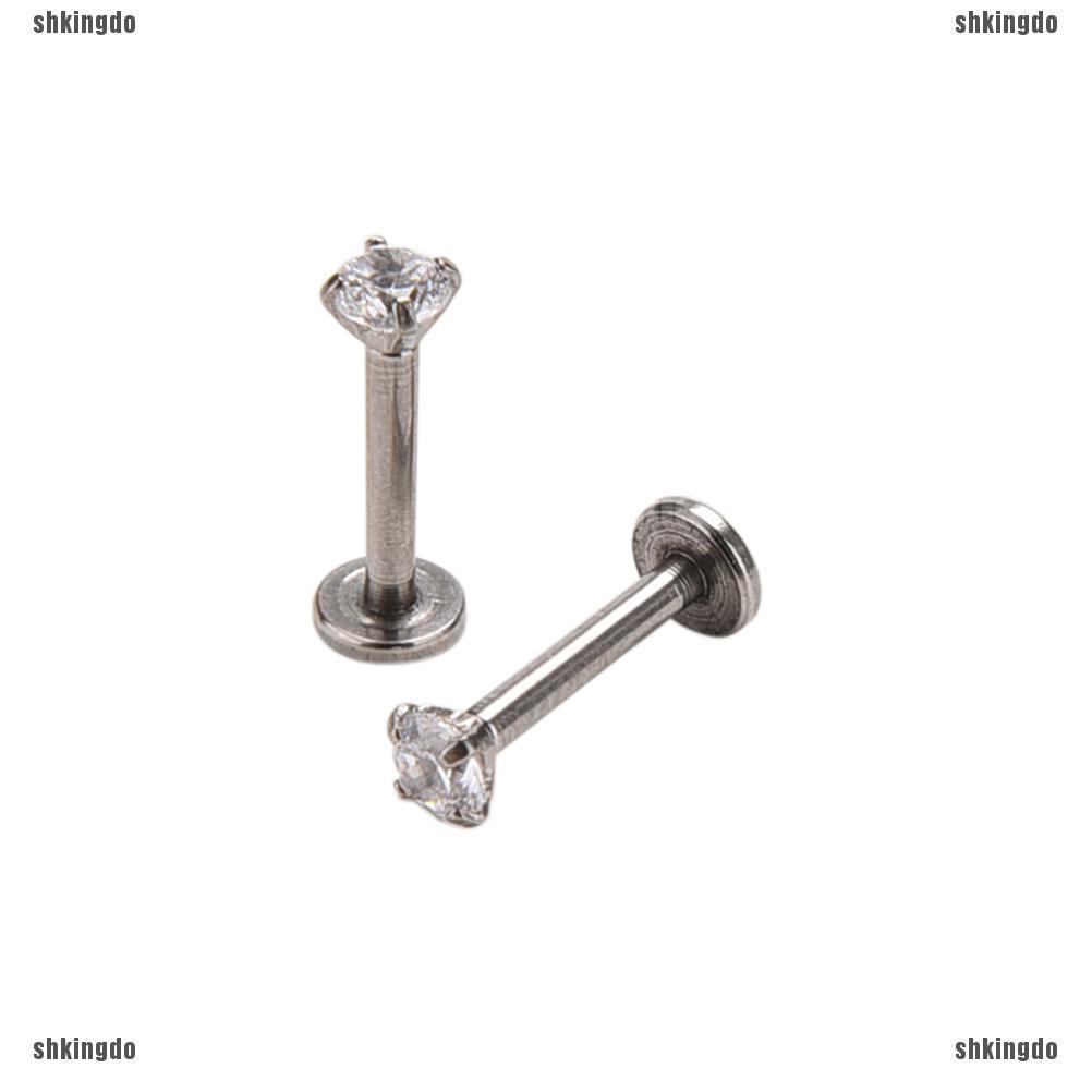 Khuyên trang sức cho môi bằng thép không gỉ cao cấp