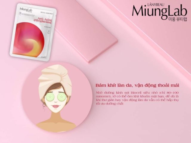 Mặt Nạ Dưỡng Da Miung Lab  Cấp Nước,Dưỡng Ẩm  Sâu