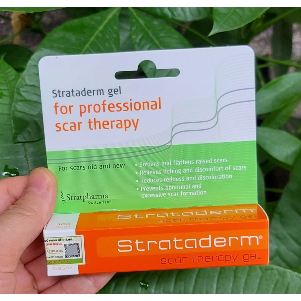 Gel Hỗ Trợ Làm Mờ Sẹo Strataderm 10 Gram - Thụy Sỹ