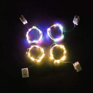 Đèn LED Đom Đóm Fairylight Trang Trí Decor Nhà Cửa - Có 3 Chế Độ - Kèm Sẵn Pin (1 mét / 2 mét)