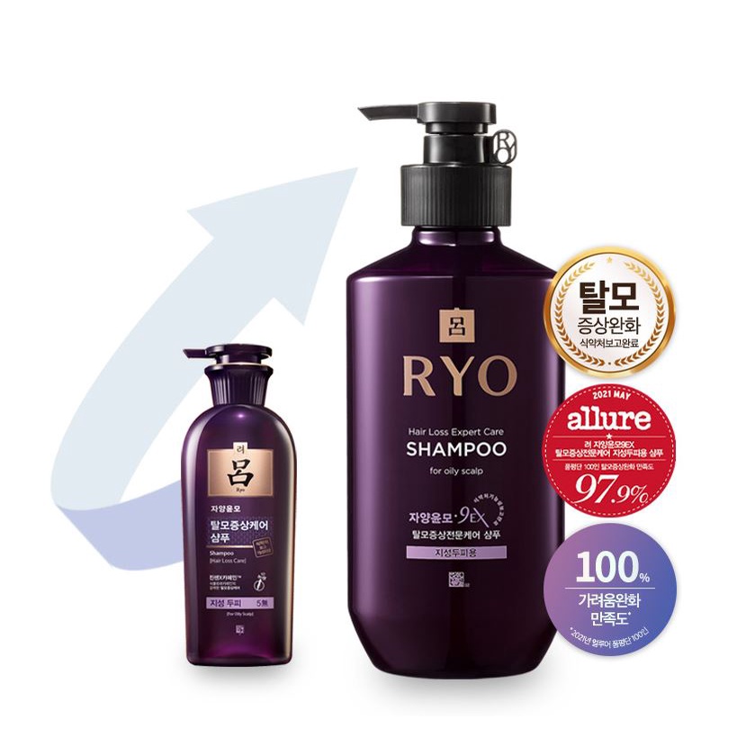 Dầu gội RYO jayang yunmo chăm sóc da đầu chống rụng tóc 400ml