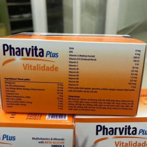 BỒI BỒ CƠ THỂ PHARVITA PLUS 30 Viên | BigBuy360 - bigbuy360.vn