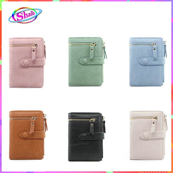 Ví cầm tay bảng to sang trọng siêu năng kẹp nút Bi Tròn Shalla H991