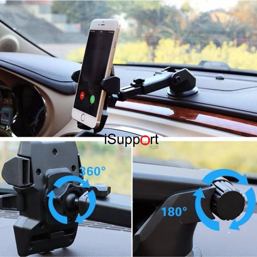 Kẹp điện thoại cho oto thời trang, cao cấp, hút chân không | BigBuy360 - bigbuy360.vn