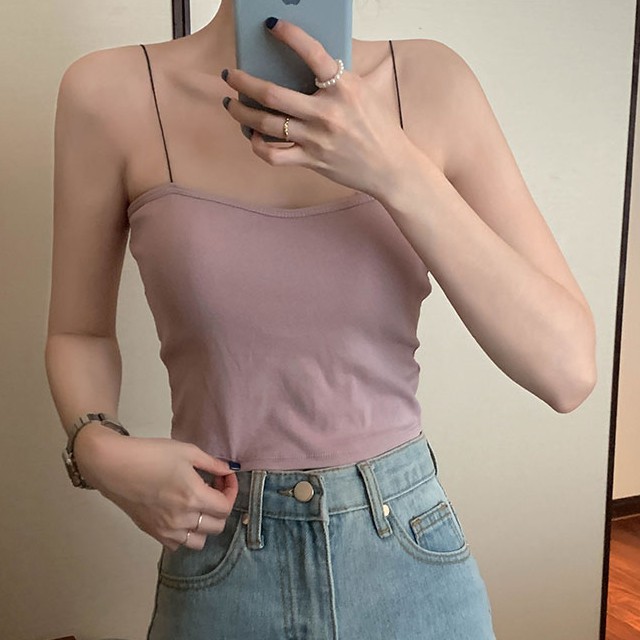Áo Dây Mỏng Có Mút Đệm Ngực Thời Trang Quyến Rũ 41142