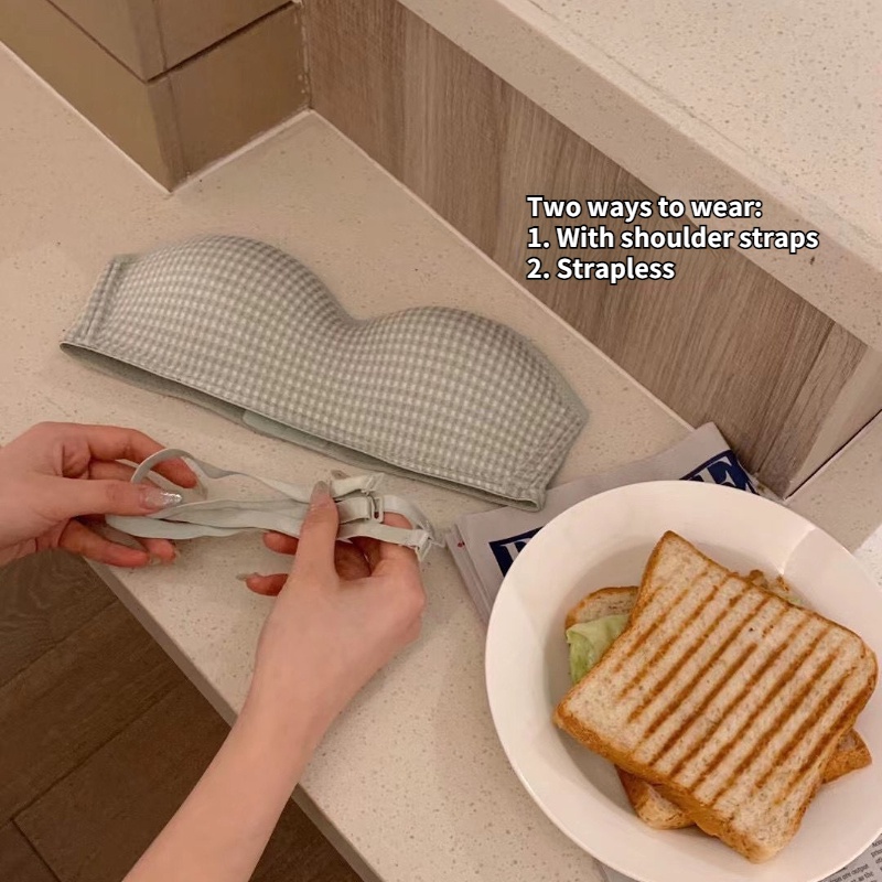 Áo Ngực Không Dây Không Đường May Họa Tiết 3D Quyến Rũ Cho Nữ