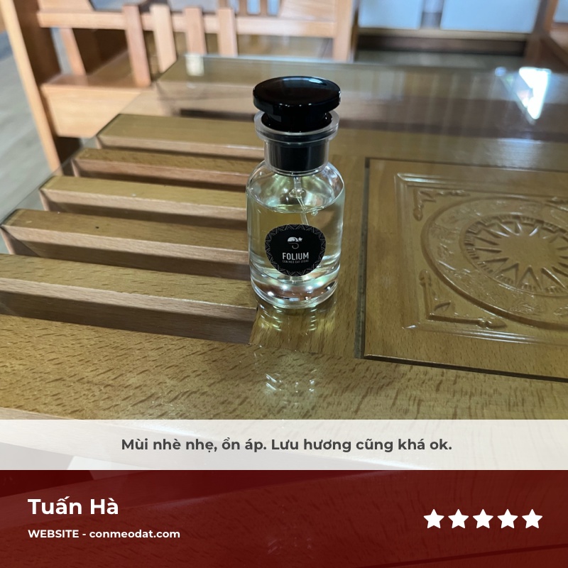 Folium Quercus - Nước hoa chế tác Con Mèo Đất