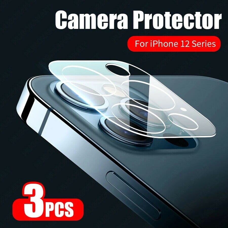 Set 1 / 2 / 3 Kính Cường Lực Bảo Vệ Camera Cho Compatible For iPhone 12 Pro Max / 12