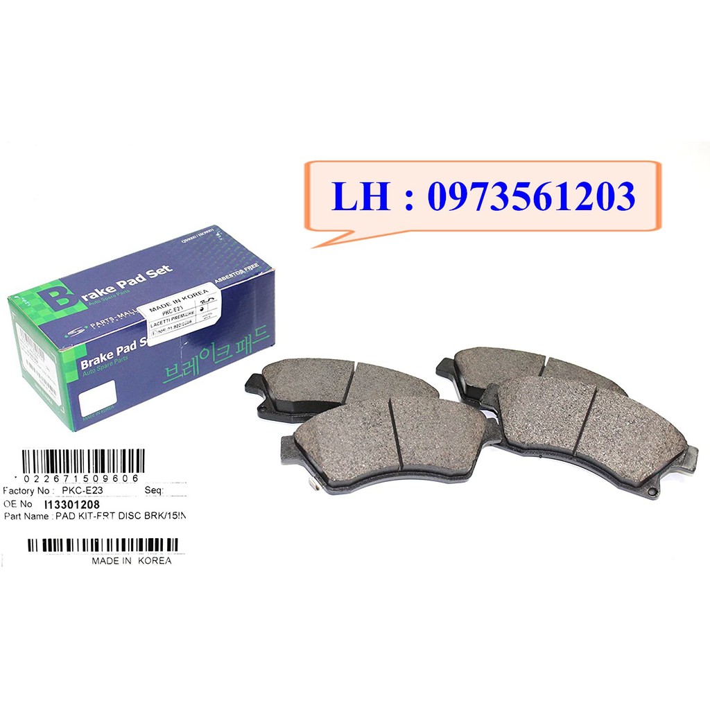 Má phanh trước Lacetti 2010-2016 , Cruze, Bố thắng trước Lacetti, Cruze ( HIq, PMC )