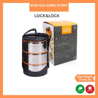 Hộp giữ nhiệt Lock&Lock 3 tầng LHC991 980ml