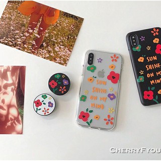Ốp lung iphone Ốp Điện Thoại Iphone thỏ gấu hoa