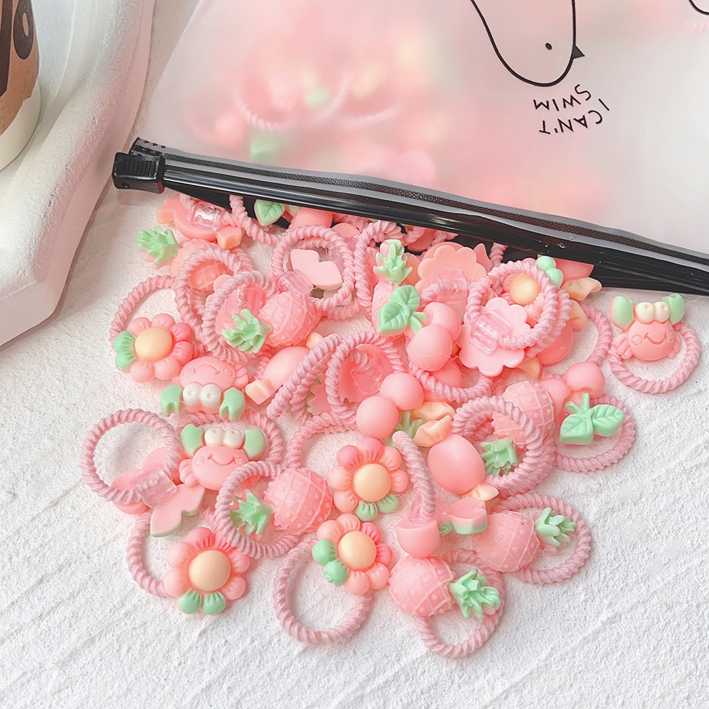 10 / 20 Dây buộc tóc KIDSBOWS co giãn đính nơ/chủ đề hoạt hình cho bé gái