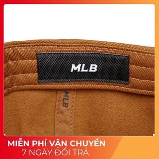 Nón MLB Logo B ( Boston ) Nâu Basic Form Mềm - Hàng Backdoor Cắt Tag