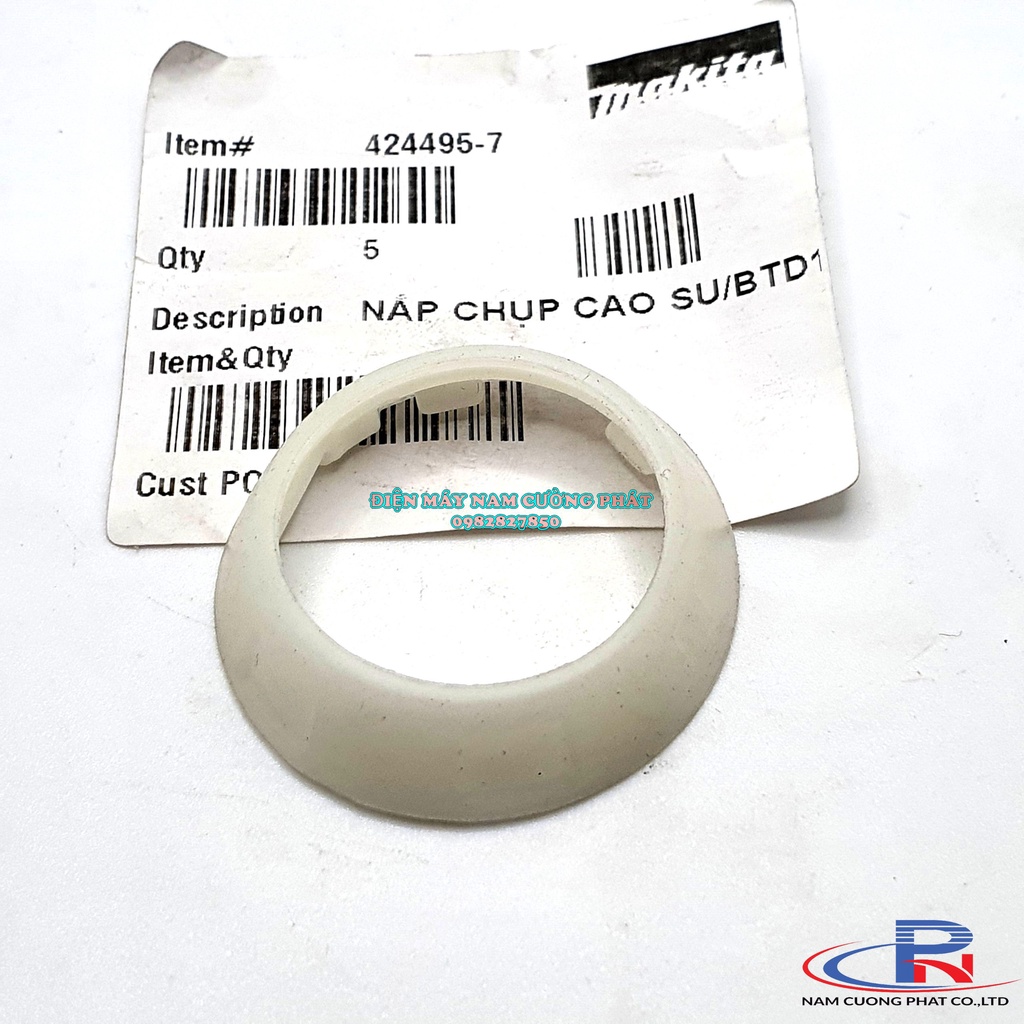 Cao su giảm chấn và chụp mica máy vặn vít DTD136 DTD147 Makita 424495-7 453664-3