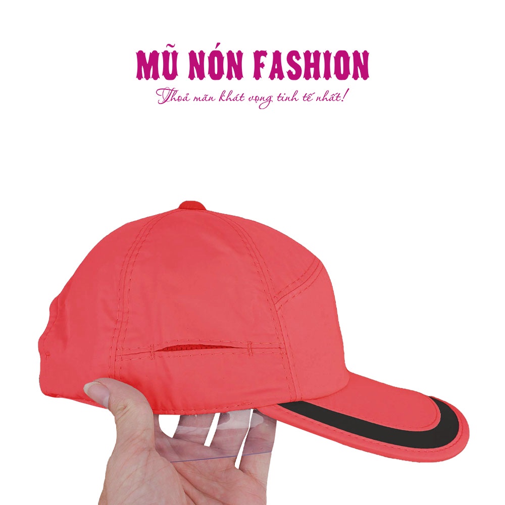 Mũ lưỡi trai - nón kết sơn vài dù cao cấp 2 lớp phom thời trang unisex phù hợp cho nam và nữ MVU001 FULL BOX