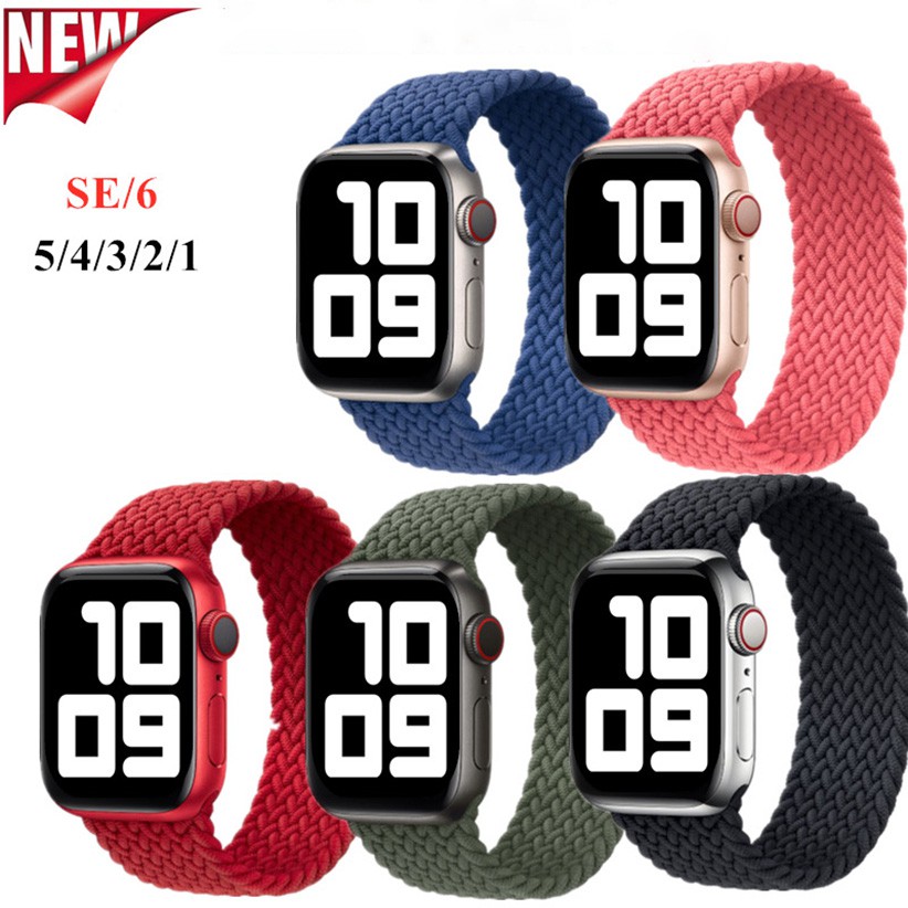 Dây Đeo Silicon Cho Đồng Hồ Thông Minh Apple Watch Series 6 / SE / 5 / 4 / 3 / 2 Size 38mm 40mm 42mm 44mm
