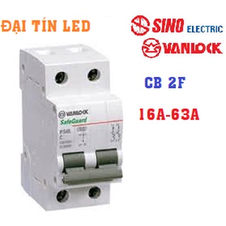 Cb đôi 2pha 40a sino,cầu dao tự động sino