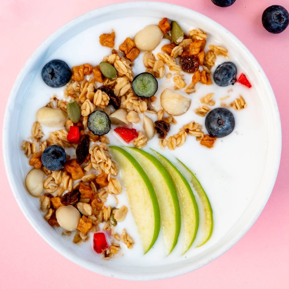 Ngũ Cốc Ăn Kiêng Granola Vị Táo Mix Hạt Macca Befresco | BigBuy360 - bigbuy360.vn