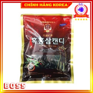 Kẹo hắc sâm hàn quốc, kẹo sâm cao cấp gói 300g, korea boss