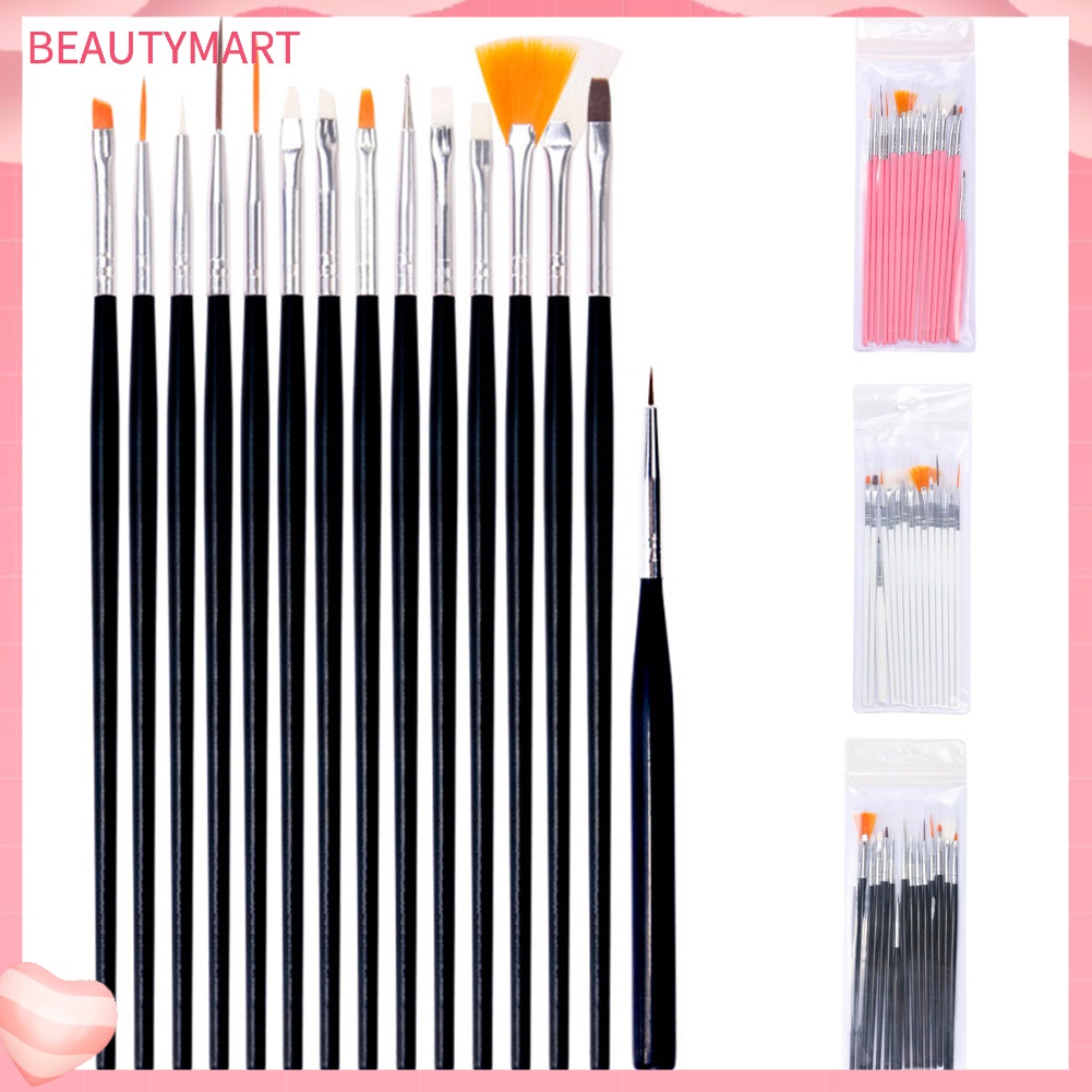 Set 15 Cọ Vẽ Móng Tay Chuyên Nghiệp