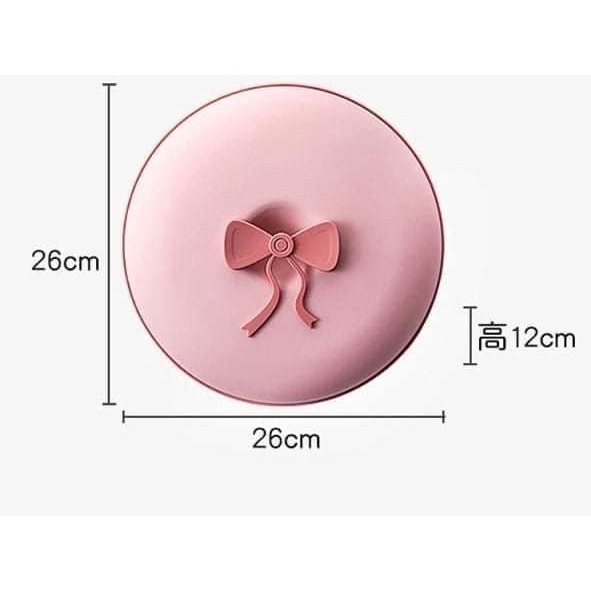 Khay đựng mứt tết bánh kẹo hoa quả tết nắp nơ