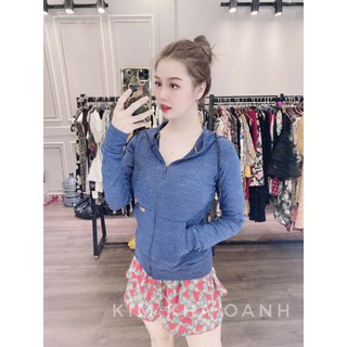 [Nhiều Màu] Áo khoác Nữ Thun Gân Logo. Áo Khoác Chống Nắng Nữ Form Ôm Nhẹ Cao Cấp [Logo]