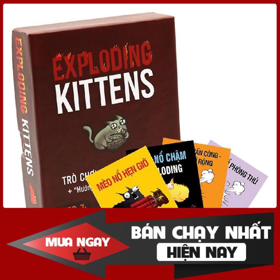 Set Mèo Nổ Tưng Bừng: Combo Mèo Nổ + 4 Bản Mở Rộng Việt Hóa Bản Đẹp