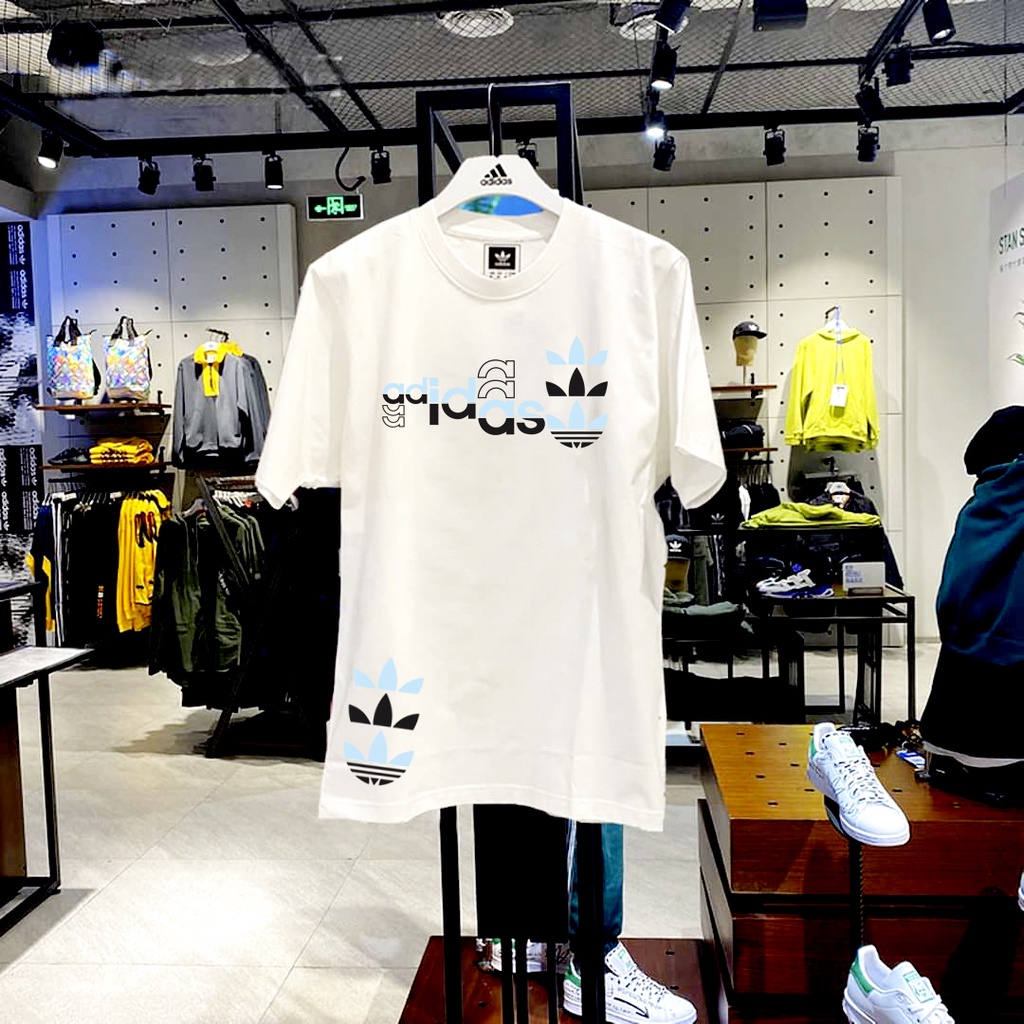 Áo phông Adidas nam nữ cổ tròn tay ngắn chất cotton basic , Áo Thun Nam Nữ Cộc Tay Mềm Mịn Thấm Hút Mồ Hôi