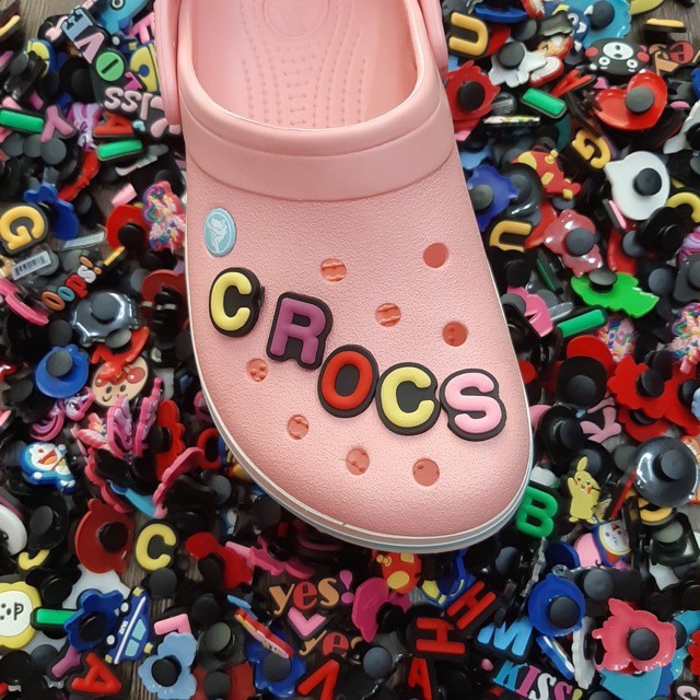 Sticker, Jibitz 2D Gắn Dép Crocs, Sục, Dép Cá Sấu