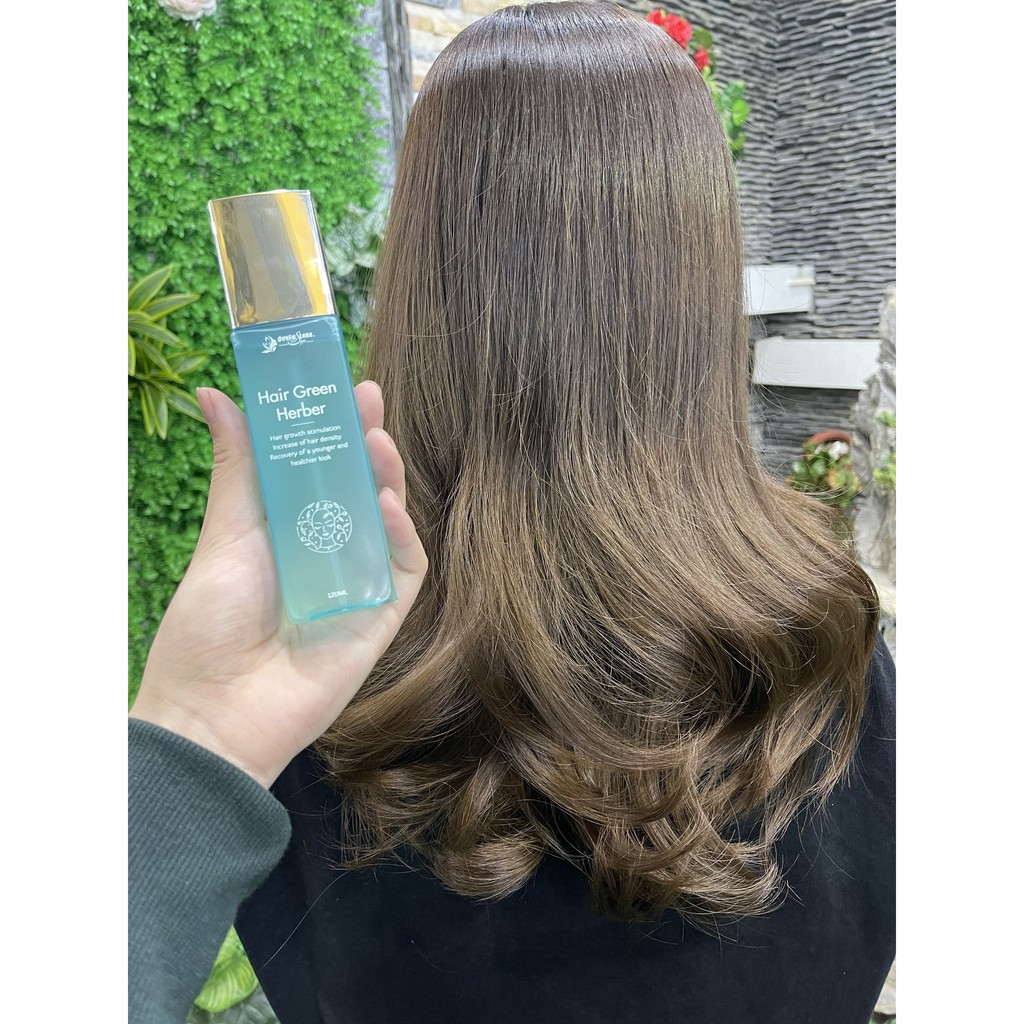 Chai Xịt Kích Mọc Tóc Hair Green Herber Quyên Lara 120 ml - Phục Hồi Tóc Rụng - HÀNG CHÍNH HÃNG