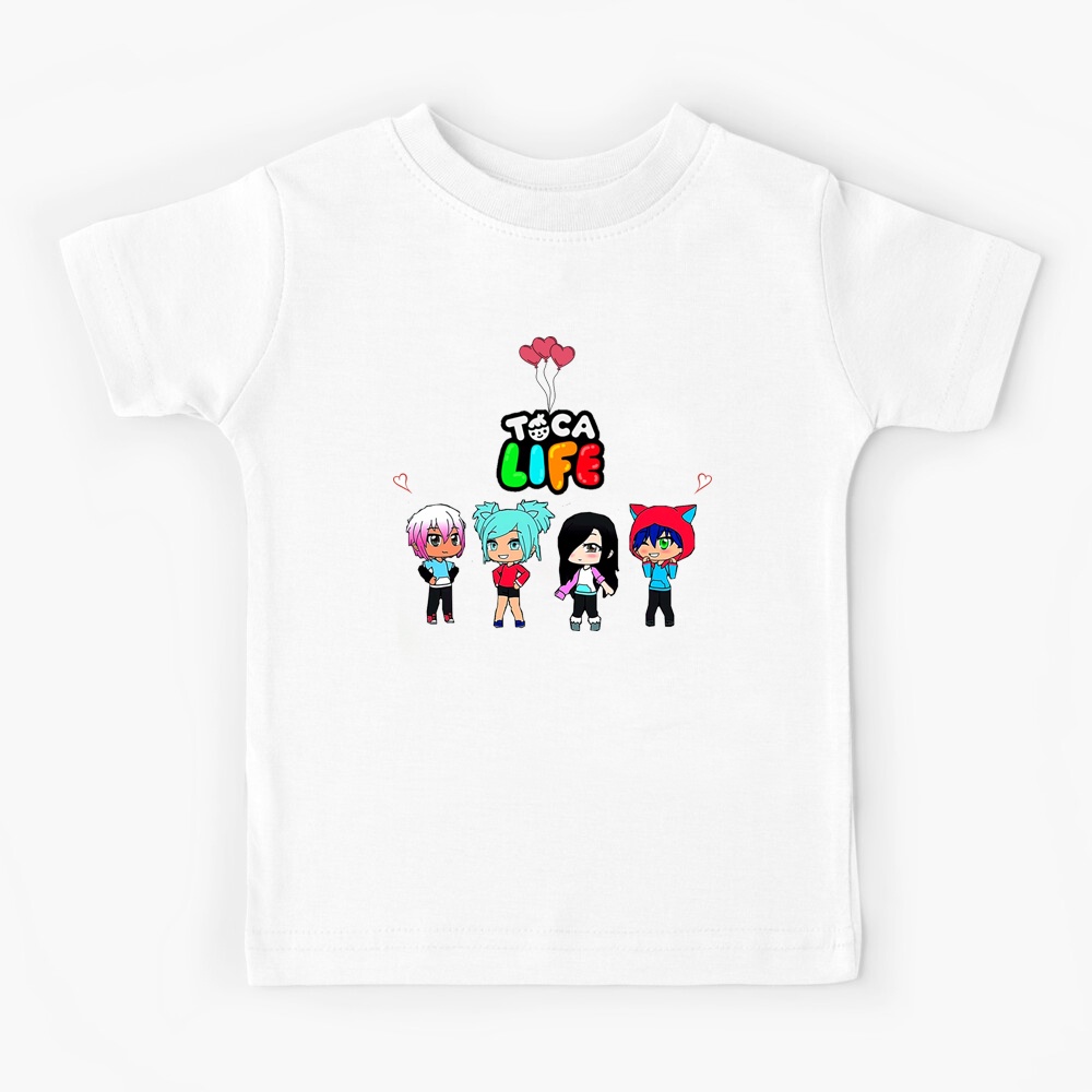 Áo Thun unisex In Hình boca Và gacha life Phong Cách Cổ Điển Dễ Thương Vui Nhộn Hàng Mới 2022 Dành Cho Trẻ Em s-5xl