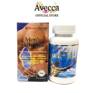 Viên Uống Bổ Sung Vitamin, Khoáng Chất Và Nhân Sâm Cho Nam Giới Men’s Daily One Vitamins For Life Hộp 60 Viên